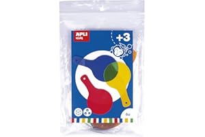 APLI Kids 17487 - Sachet de 6 palettes de couleurs assorties translucides