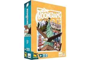 SD GAMES - Boomerang USA - Juego de Cartas - Draft, Viajes y Países - Tamaño 13X18X4cm - 328 Cartas