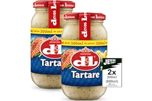 Devos Lemmens D & L Tartare Sauce 2x 300ml (600ml) - ideal zu Fisch und Meeresfrüchte
