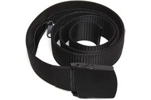 CampTeck U6889 Ceinture de Voyage Ceinture Anti-vol - Nylon et Plastique, Voyage, Avion - Noir