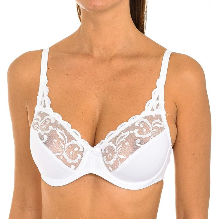 Playtex Reggiseno Con Ferretto Secret Comfort Comfort E Supporto X1 Donna, Bianco  Madreperla 4e 106141830 - Foto 8