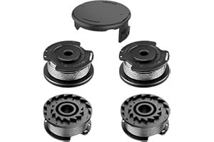 JAMSSOW 4 Bobine Tagliaerba Compatibili con F016800569 F016800385,Filo Tagliabordi Bobine Adatto per Bosch Art 23 SL/ 2300/23-28/26 SL,EasyGrassCut 23/26/18/18-230/18-260/18-26(4 Bobine + 1 Tappo)