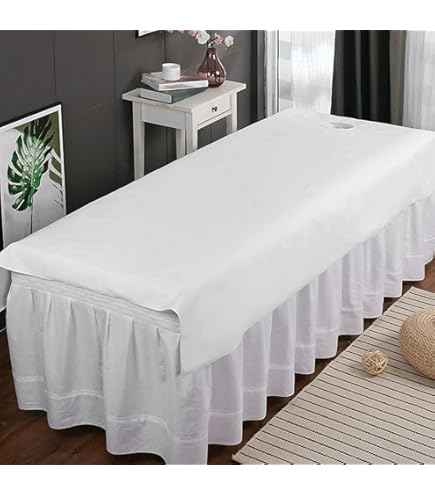 COPRILETTINO COPRI LETTINO MASSAGGI COTONE LAVABILE TELO COPERTA MASSAGGIO SPA e