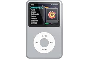 Mp3 Player with Bluetooth Innioasis Y1 Video Digital Music Player HiFi Mini Portable Kids Audiobook Mp3 2026 Nice Gift Choice Theme Upgrade Silver