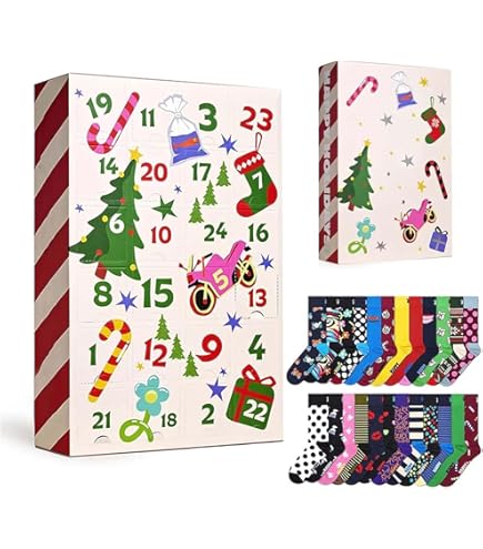 Minions Calendrier De L'Avent Avec 12 Paires De Chaussettes Taille 35-41 Pour Femmes Calendrier De Noël Avec Baskets Et Chaussettes Longues à Partir De 54,79 € (décembre 2025