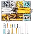 Beauenty 200 PCS Self Drilling Drywall Anchors Set Wall Plug Assortment Self Tapping Screws Kit