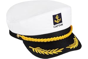 VALICLUD Cappello Capitano Yacht Uomo E Donna Cappello Marinaio Accessori Per Barca Pacchetto
