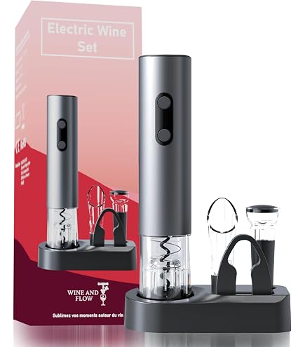 Changm- Ouvre-bouteille électrique, base de chargement, touche USB à