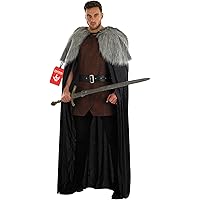 Leonardo Carbone® Viking linnen tuniek Ragnar - middeleeuwse kleding, linnen overhemd heren, vrijetijdshemden lange mouwen, carnavalskostuum heren, Viking tuniek, LARP-kleding - 100% linnen