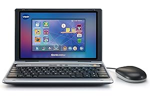 VTech Genio MAX My First Laptop, Educational Computer for Kids, 7” Colour Screen, Mouse, Kid-Safe Web Browser, 40+ Games, Art Studio & Revision Tools, WiFi, Toy for Children 5 Years +, English Version