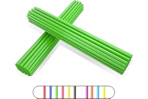 Couvre Rayon, PSLER® 72 Pièces Vélo Parlé Peaux Jantes Roue Garniture Enveloppe Couverture Décoration Protecteur Tuyau Moto Motocross Pit Dirtbike(Vert Foncé)