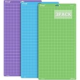 Ecraft Cutting Mat for Cricut Explore One/Air/Air 2 Maker(StrongGrip/StandardGrip/LightGrip, 3 Pack, 12" x 24", 3 Pack)