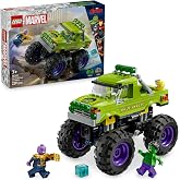 LEGO ɐ Marvel Hulk Truck vs Thanos Creative Toy Making Se Fe featuring Superhero for Kids Ages 76312-7 and Over