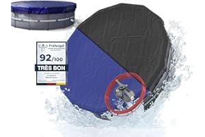 Planenfux® Bache Hivernage Piscine Hors Sol Ronde 4.60 m | Bâche Piscine été et Hiver en polyéthylène 200g/m² | Bache Piscine Hivernage 420-460 cm de Protection résistante au Chlore & aux UV | Ø520cm
