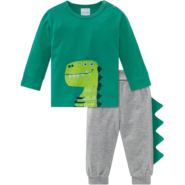 Sanetta Jungen Schlafanzug Lang – Aus Bio-Baumwolle, Mit Zebra-Print, Türkis