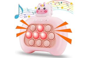 weirtoya Einhorn Quick Push Game，Bubble Pop Game Quick Push elektronisches Spiel Spielzeug ab 3 Jahre，Geburtstagsgeschenk für Jungen & Mädchen & Teenager
