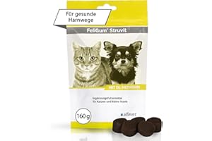 alfavet Feligum Struvit, Kaudrops zur Auflösung von Struvitsteinen, Katzen und kleine Hunde, 160g
