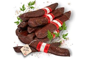 ‎TIROLER BAUERNSTANDL DIE HEIMAT DER TIROLER SCHMANKERL. Tiroler Bauernstandl Kaminwurzen Östereichische Spezialitäten Wurst Paket [12 STK] Knacker Wurst Salami Snack Salami luftgetrocknet Kaminwurzen Südtirol Salami Sticks Salami am Stück Landjäger Wurst