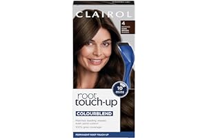 Clairol Root Touch-Up Permanent Hair Dye, 4 Dark Brown (Packing May Vary)