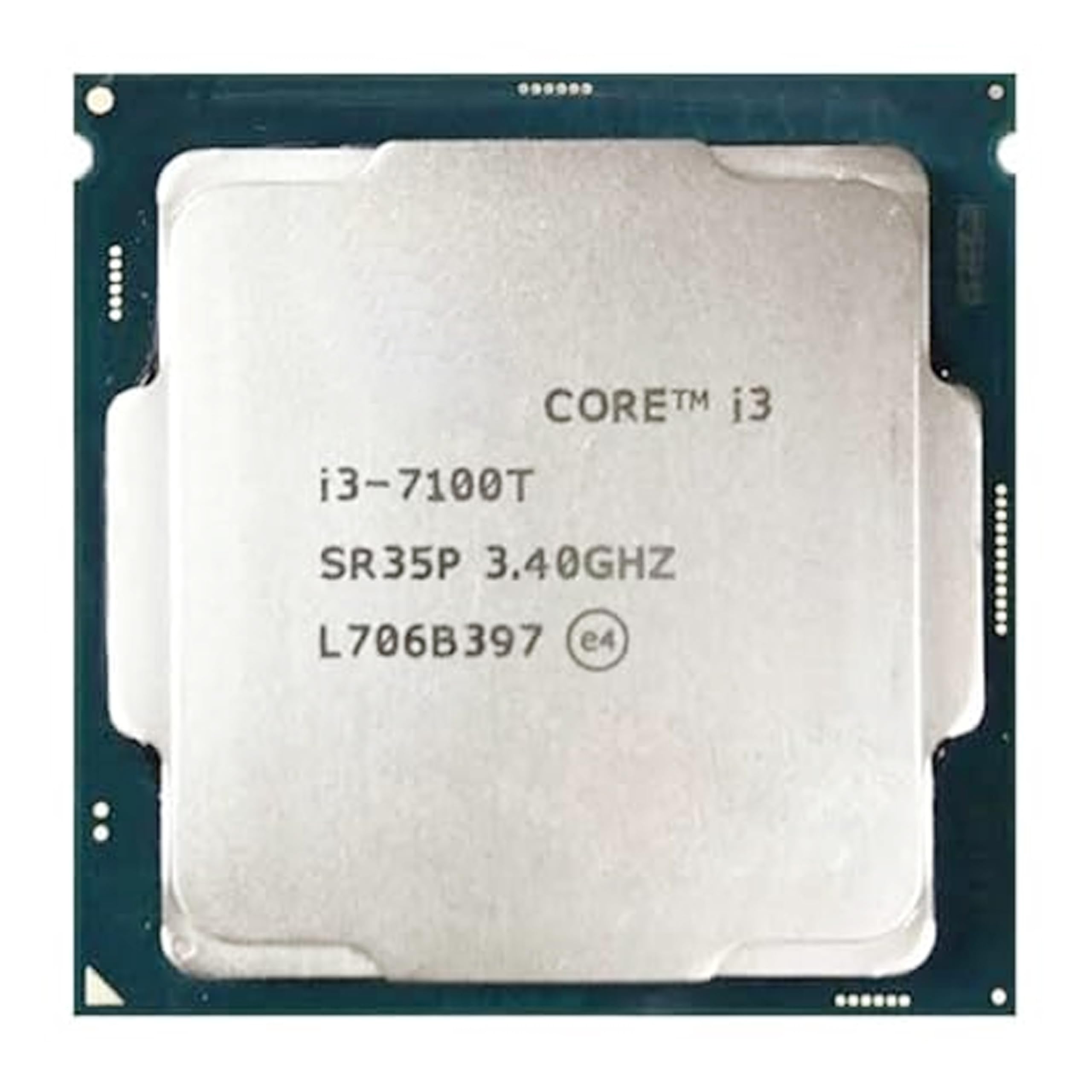 Core i3 7100/7300/7320/7350 7th Generation, 3.4/3.5/3.9/4.0/4.1/4.2 GHz, LGA1151 Socket, 2 Cores, 4 Threads, 3/4 MB Cache, Desktop Processor, 1 Year Warranty (Silver)