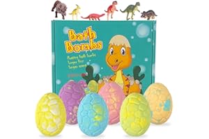 TENGYIF Badebomben für Kinder,6 Stück Bubble Bath Bombs with Surprise Inside,Badebomben Geschenkset,Kindersicheres Geburtstagsgeschenkset für Jungen und Mädchen,Valentinsgruß Geburtstags Weihnachts(6 Geruch)