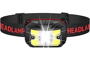 Winzwon Lampe Frontale LED USB Rechargeable Lampe Torche avec Smart Sensor 8 Modes IPX4 Étanche Lampe Frontale pour Pêche, Camping, Lecture, Randonnée, Cyclisme, USB Câble inclus(1)