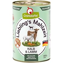GranataPet Liebling's Mahlzeit Kalb & Lamm, Nassfutter für Hunde ...