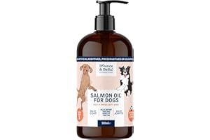 Bounce and Bella Scottish Salmon Oil for Dogs & Cats UK - Purity-Filtered Omega 3-6-9 Fish Oil Supplement, 500ml