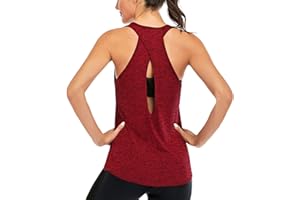 Superora Tanktops Damen Sport Yoga Racerback Fitness Running Workout Lauftop Ärmellos Shirt Oberteile