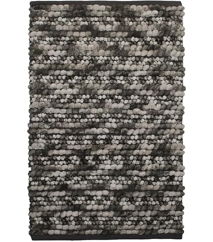 Tapis de Bain Loops Anthracite 60x100 cm