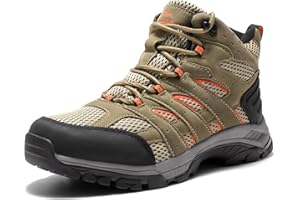 NORTIV 8 Chaussures de Randonnée Imperméables Bottes de Montagne pour Femmes Trekking Antidérapantes Légères en Plein air SNHB2212W