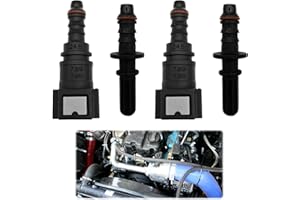 WZWZO Raccord Durite 7.89mm à 8mm pour Essence, Gasoil - Tuyau Carburant avec Raccord Rapide pour Diesel