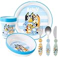 Sonic The Hedgehog 6-Piece Kids Dinnerware Set – Plate, Bowl, Cup, Knife, Fork, Spoon