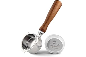 Bodenloser Siebträger 51mm Für DeLonghi Dedica - Edelstahl Mit Puck Screen