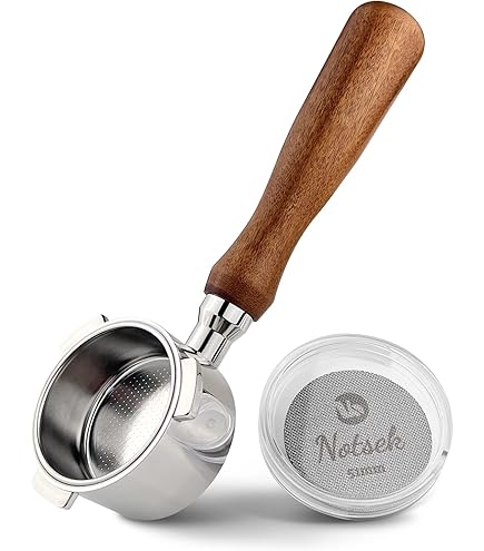 Portafiltro Senza Fondo MORILS 51mm Per DeLonghi Dedica - Acciaio Inox Con Manico Legno - Foto 12