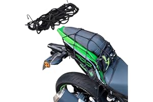 ZLXFT Red de Equipaje para Bicicleta, Red para Equipaje de Motocicleta, Red para Bicicleta, Red para Casco, Gancho para cinturón, Red de Seguridad, cinturón elástico para Equipaje para Motocicleta