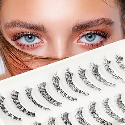 10 Paia Di Ciglia Finte Manga Anime Giapponesi, Ciglia Spesse - Foto 3