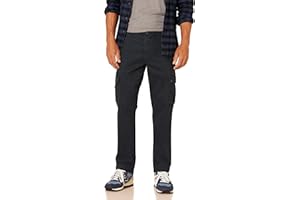 Amazon Essentials Pantalón Cargo, elástico y de Corte clásico (Disponible en Tallas Grandes y Largos Especiales) Hombre