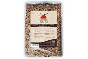 Canary Seed Food 1kg - Seedzbox Deluxe Canary Bird Feed Mix - Complete Foodstuff for Canaries - Donation to OneTreePlanted