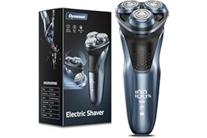 Dyoonoer Cordless Electric Razor for Men: Rechargeable Electric Shaver for Men - IPX7 Waterproof Wet Dry Rechargeable Foil Shaver with Pop up Trimmer and Travel Lock