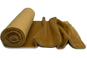 ORIENT FASHION Minky Strickstoff glattes Muster 50x160 cm (Senf)