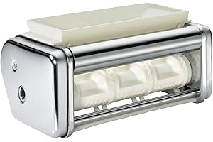 Küchenprofi 807400003 raviolis Aufsatz Pasta Casa Accesorios para Máquina para hacer pasta, acero inoxidable, Plata, 18 x 11 x 10 cm, 6 unidades