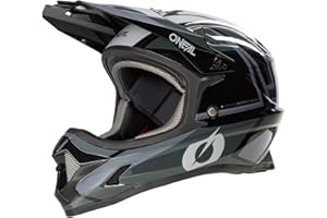 O'NEAL | Casco de Bicicleta de montaña Fullface | MTB DH Downhill FR Freeride | Carcasa ABS, Cierre magnético, supera la Norma de Seguridad EN1078 | Casco SONUS | Adulto