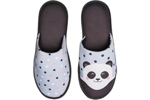 Dedoles Pantofole Donna Uomo & Bambini Ciabatte Memory Foam con tanti Design Unicorno Gatti Caffè Musica Regalo