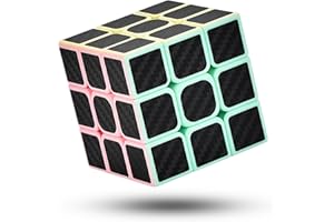 CREADY® Speed Cube, Cube Magique Cube de Vitesse - Rotation Rapide, Magique Cadeau de Vacances pour Enfants & Adultes (3x3) Foncé Clair