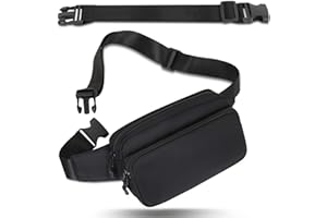 IHIGOGOFA Bumbags Waist Fanny Pack Fashion Bum Bag with 30cm Extended Belt for Dog Walking Climbing Hiking Travel Cycling Girls Ladies Men Women