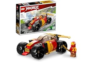 LEGO NINJAGO Kai’nin Ninja Yarış Arabası EVO 71780 – 6 Yaş ve Üzeri Kız ve Erkek Çocuklar için Yılbaşı Hediyesi Fikri, Oyuncak Araba ve Kai Minifigürü İçeren Yaratıcı Oyuncak Yapım Seti (94 Parça)