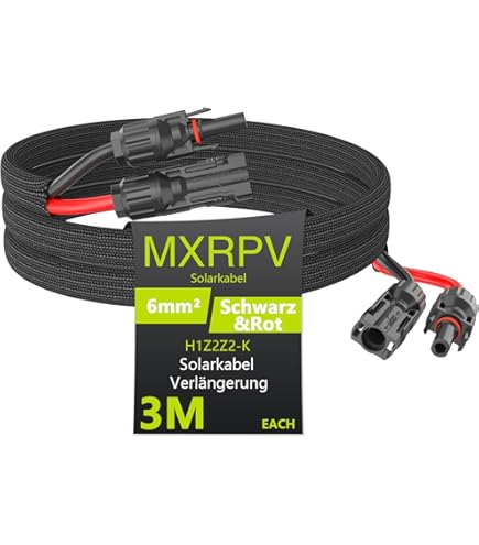 3m 6mm² Anderson Verlängerungsleitung für Offgridtec FSP Module und Solarkoffer - BLACK TRAIL