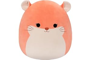 Squishmallows SQCR04219 20" Erica Peach Szynszyla, Pomarańczowy/Beżowy