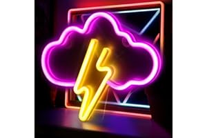 SPINNE LUCAS Neon Mural des Nuages Rose Jaune, Néon, Enseigne Lumineuse, Neon LED Mural, Cloud LED, Neon Gaming, Lampe Neon, Enseignes Lumineuses, LED Murale Neon, Neon Bar (Alimenté par USB et Par Batterie)